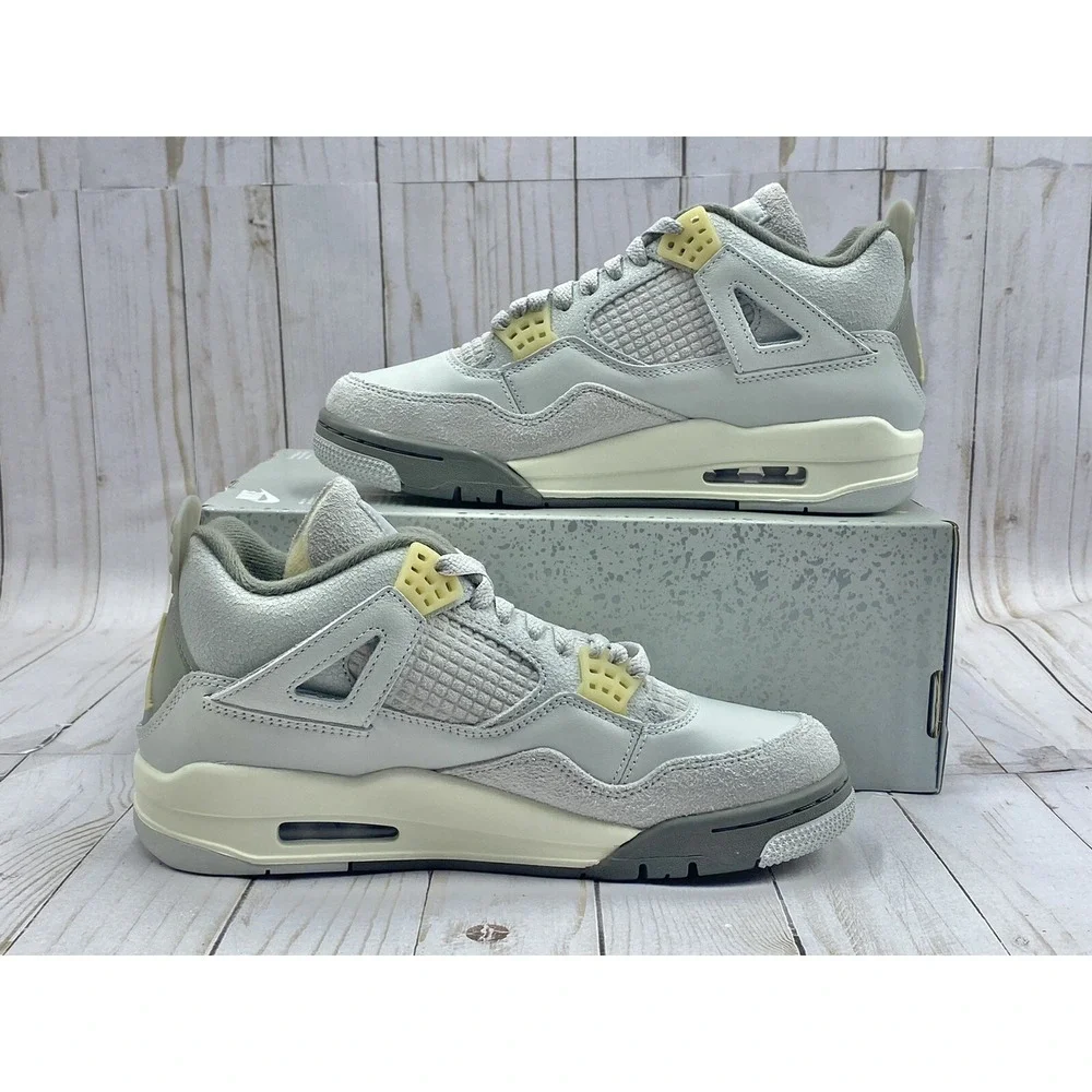 Nike Men's Air Jordan 4 Retro SE Craft Photon Dust Size 3.5‎ DV3742-021 New